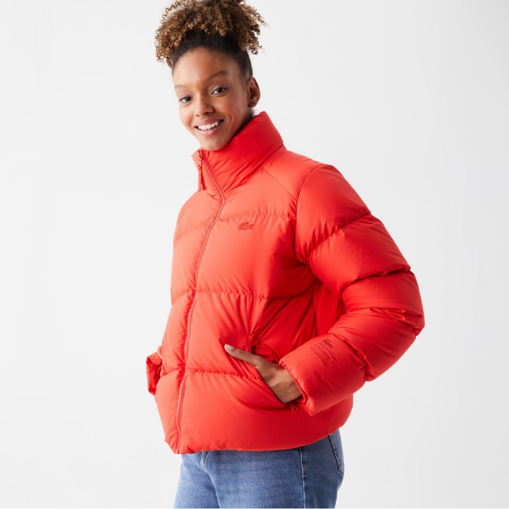 Lacoste Women's Collapsible Taffeta Padded Jacket